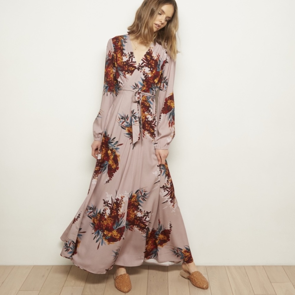 The Odells maxi wrap dress